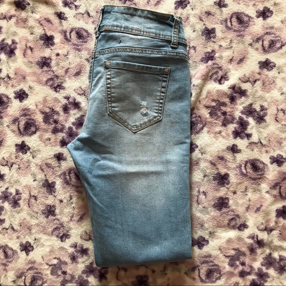 Light blue jeans